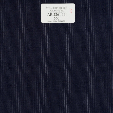 AR 2261 13 CANONICO - 100% Wool - Xanh Dương Sọc